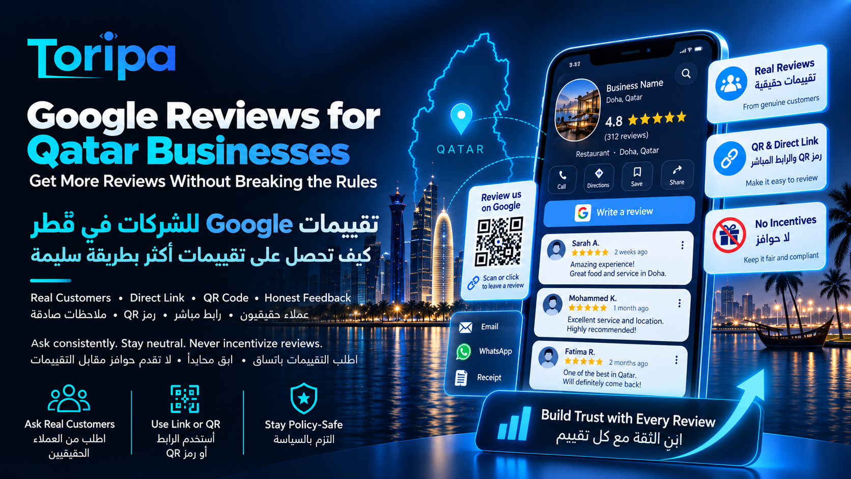 Google Reviews for Qatar Businesses: Get More Reviews Without Breaking the Rules
