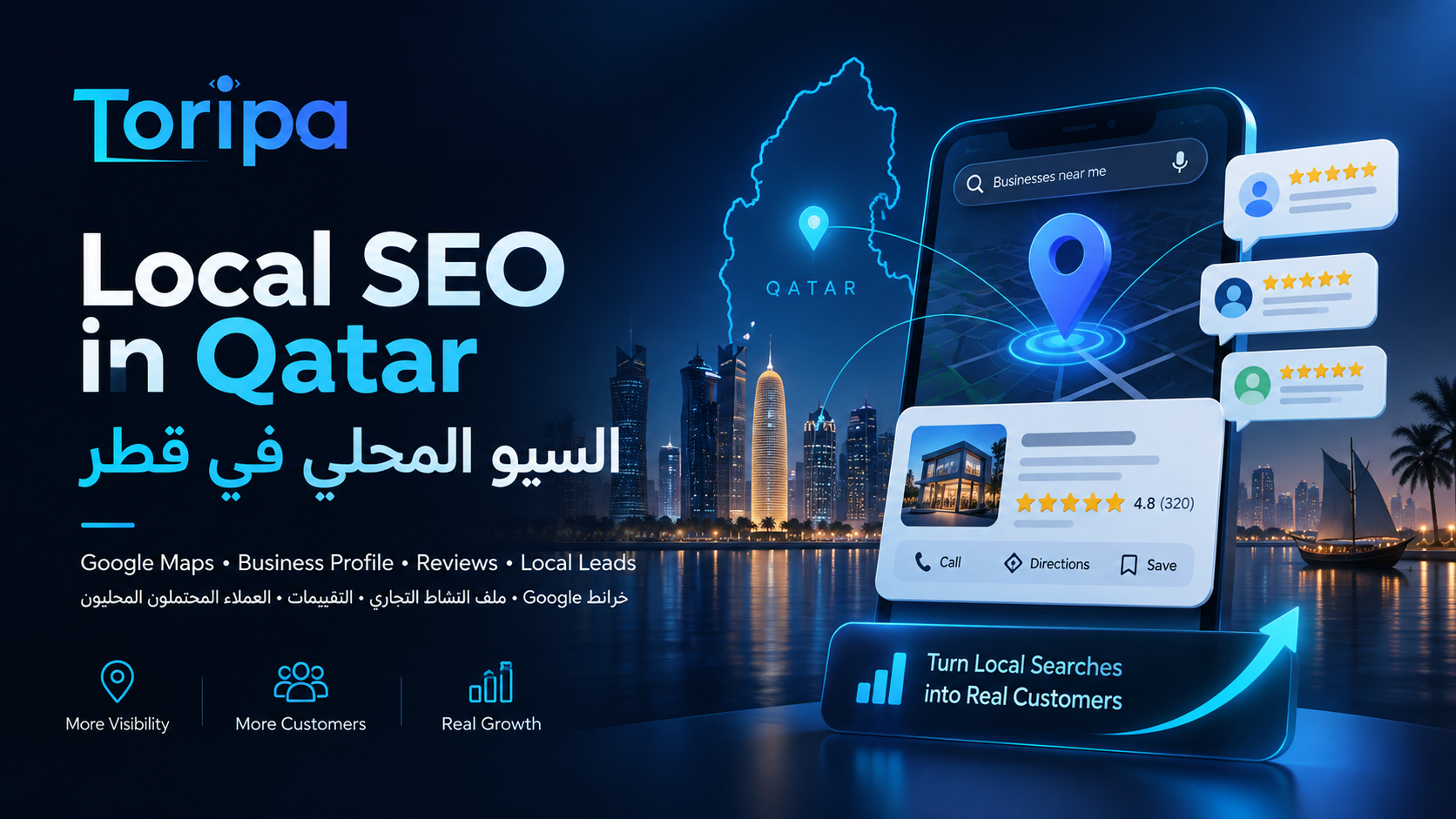 Local SEO in Qatar: Google Maps, Business Profile & Local Leads