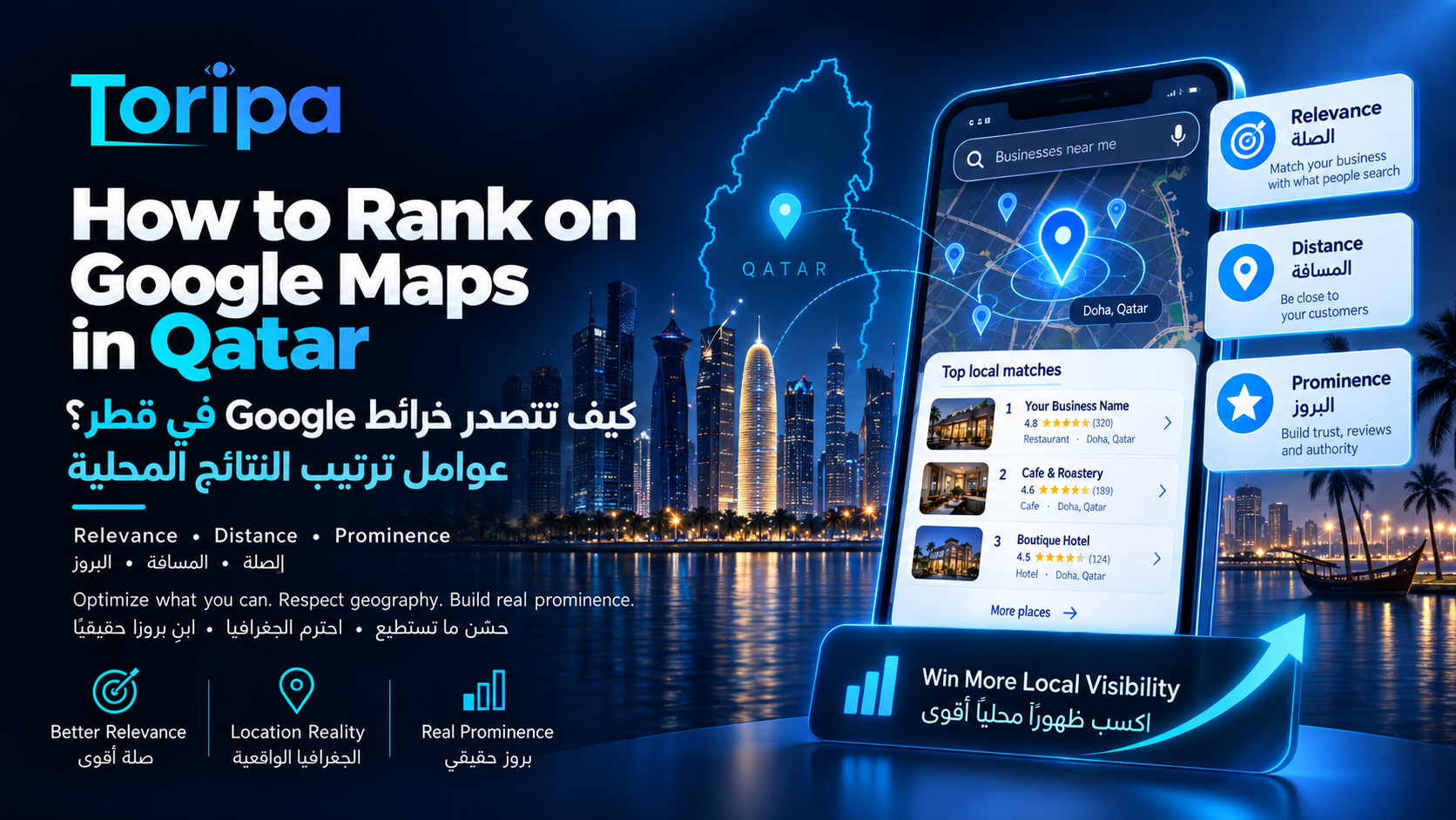 How to Rank on Google Maps in Qatar: Local Pack Ranking Factors